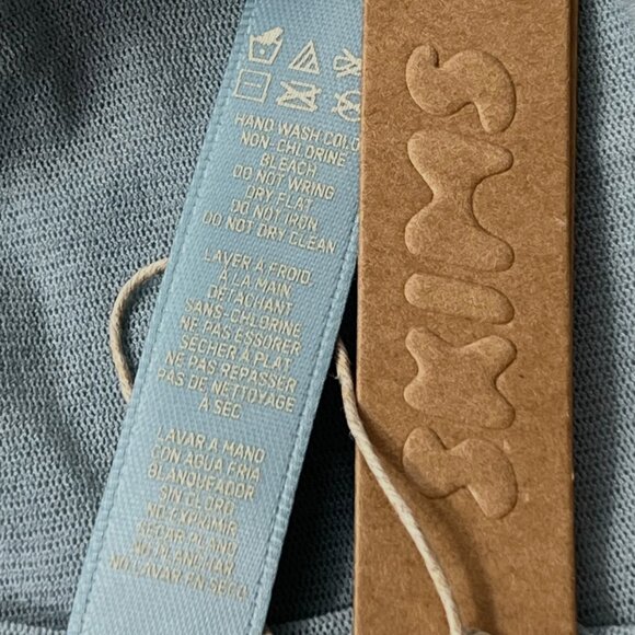 SKIMS Summer Mesh T-Shirt Bodysuit Sky Womens Small - Picture 11 of 13